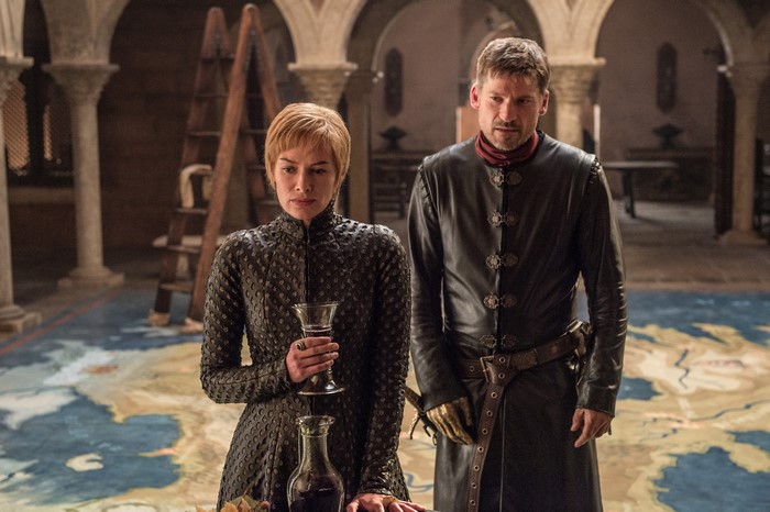 Cersei Lannister and Jaime Lannister from Game of Thrones