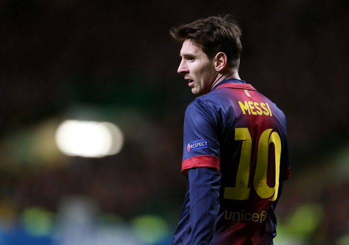 Lionel Messi from Barcelona