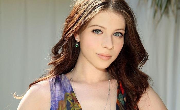 Portrait of Michelle Trachtenberg with Wavy Hair