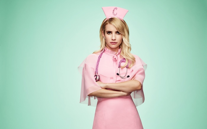 Emma Roberts as Chanel Oberlin in Scream Queens