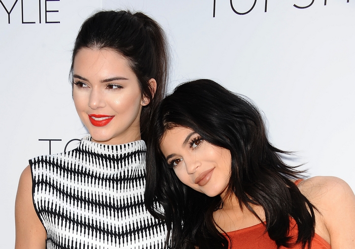 Kendall and Kylie Jenner at TOPSHOP