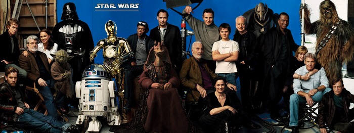 Star Wars Cast and Crew Photo