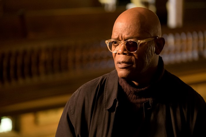 Samuel L. Jackson wearing glasses