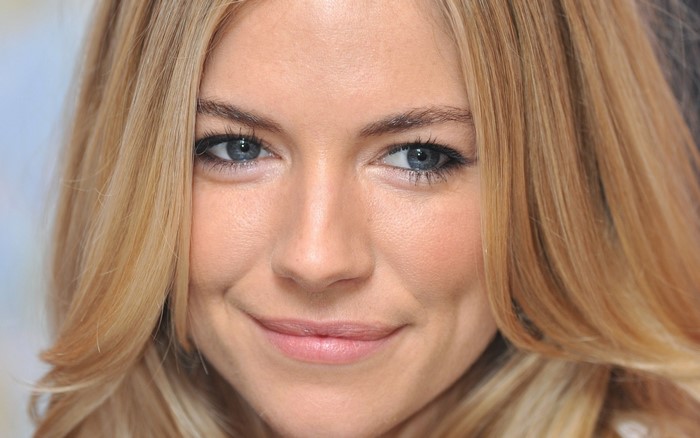 Sienna Miller close-up portrait