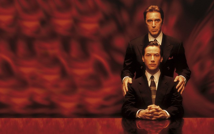 Keanu Reeves and Al Pacino in The Devil's Advocate