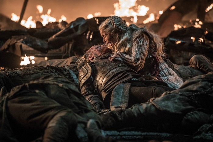 Daenerys Targaryen and Jorah Mormont in Game of Thrones