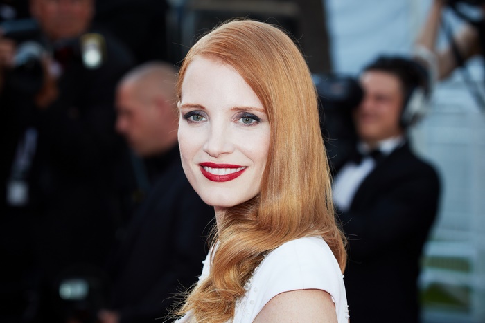 Jessica Chastain on a Red Carpet