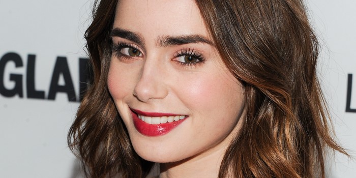 Lily Collins at Glamour Magazine Event
