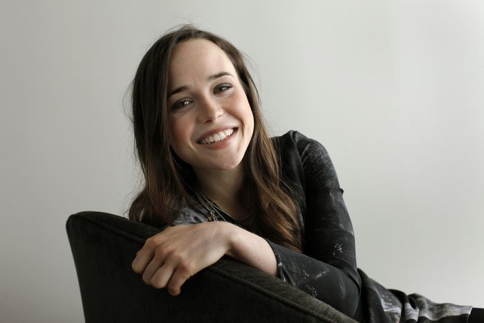 Ellen Page smiling