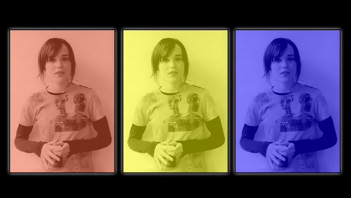 Ellen Page in Triptych