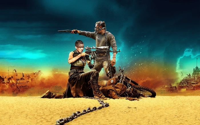Max Rockatansky and Imperator Furiosa from Mad Max