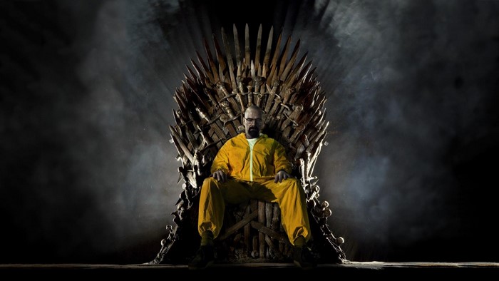 Bryan Cranston on the Iron Throne