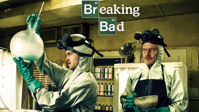 Bryan Cranston and Aaron Paul from Breaking Bad