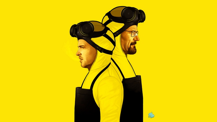Jesse Pinkman and Walter White from Breaking Bad