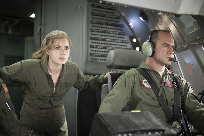 Amy Adams and Henry Cavill in Man of Steel