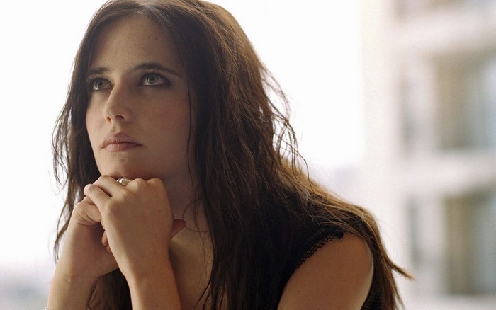 Eva Green Thoughtful Woman with Dark Hair