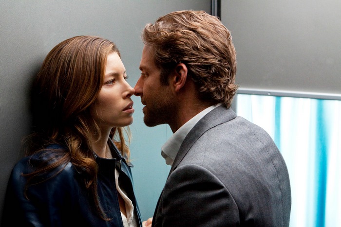 Bradley Cooper and Jessica Biel