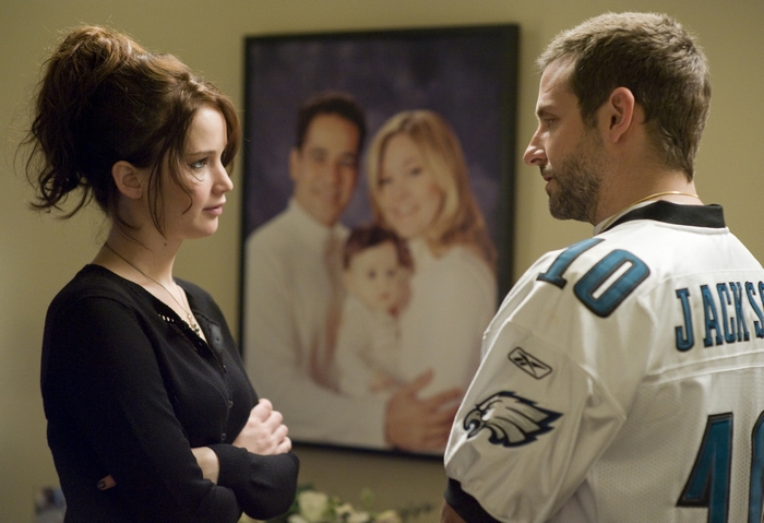 Jennifer Lawrence and Bradley Cooper