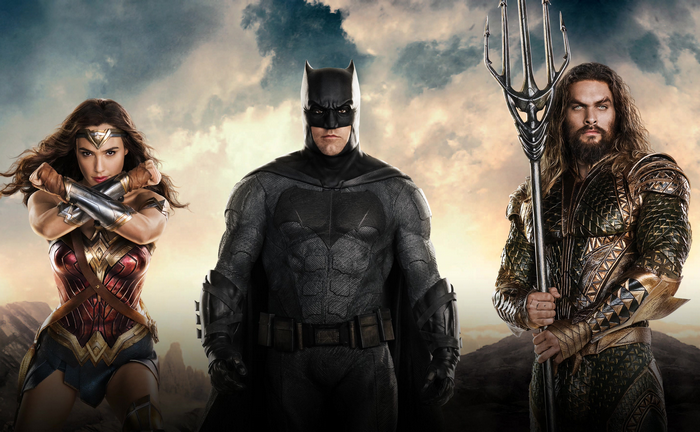 Wonder Woman, Batman, and Aquaman from DC Comics