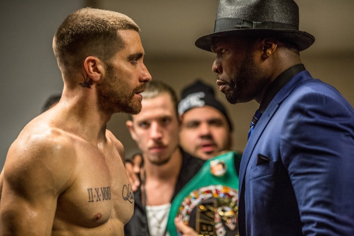Jake Gyllenhaal and 50 Cent in Southpaw