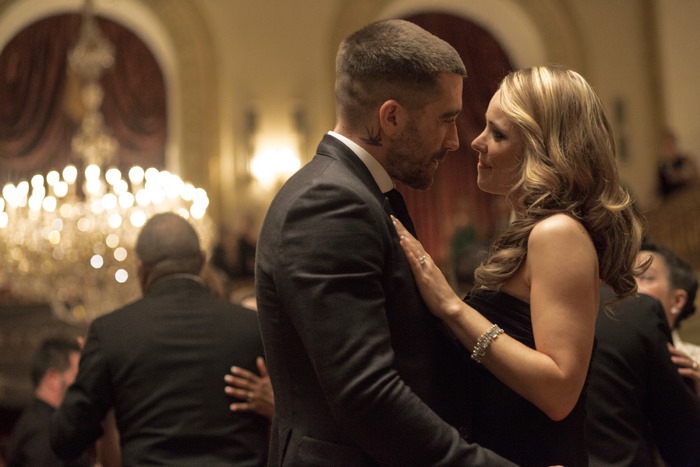 Jake Gyllenhaal and woman dancing