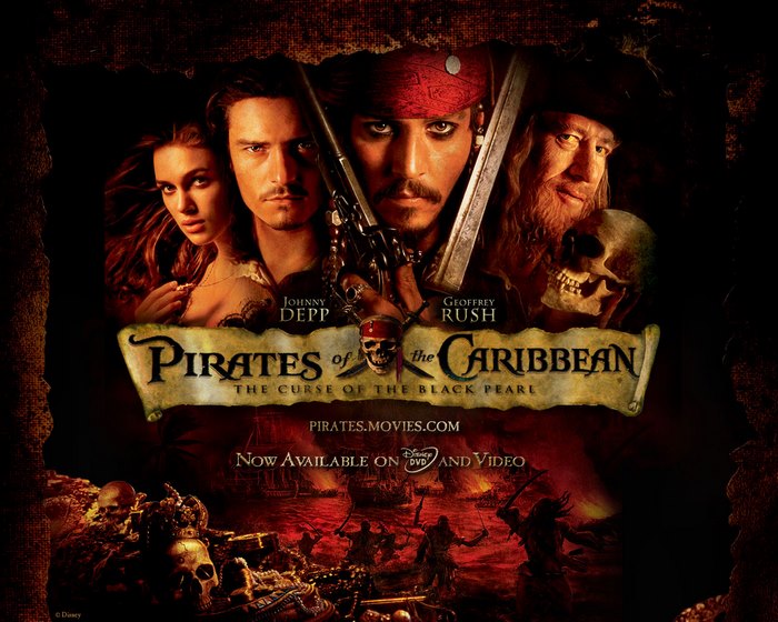 Pirates of the Caribbean: The Curse of the Black Pearl movie poster