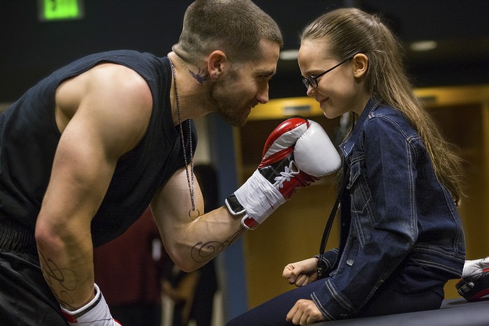 Jake Gyllenhaal with a young girl