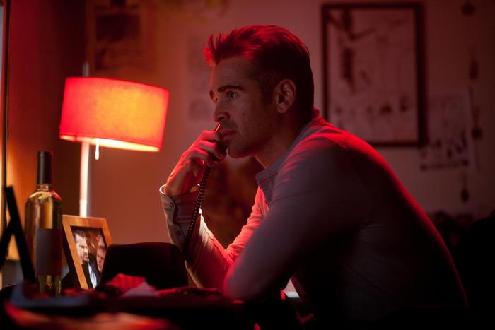 Colin Farrell on the phone
