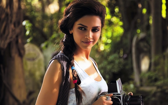Deepika Padukone with a camera