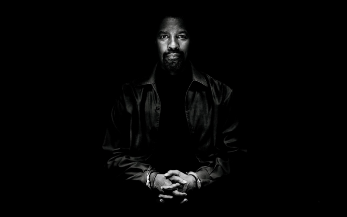 Denzel Washington in Handcuffs
