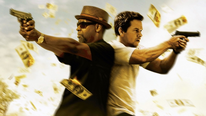Denzel Washington and Mark Wahlberg in 2 Guns