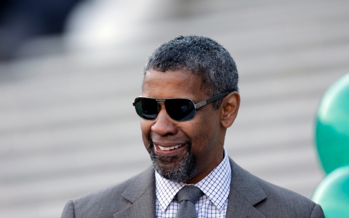 Denzel Washington wearing sunglasses