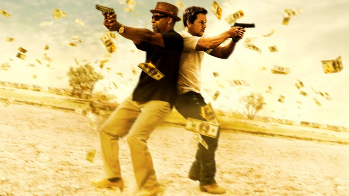 Denzel Washington and Mark Wahlberg in 2 Guns