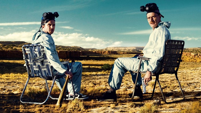 Aaron Paul and Bryan Cranston from Breaking Bad