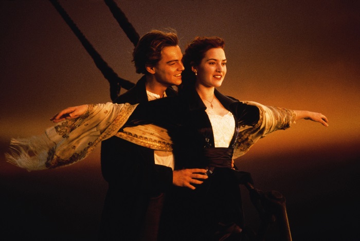 Leonardo DiCaprio and Kate Winslet from Titanic