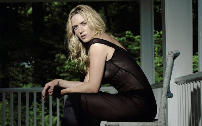Kate Winslet on a Porch