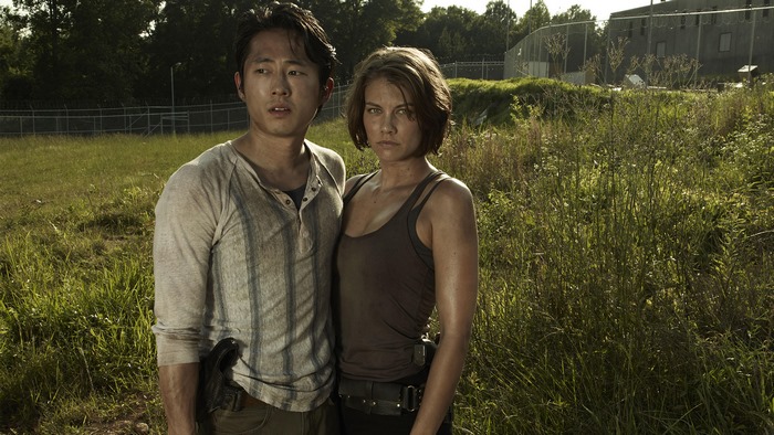 Glenn and Maggie from The Walking Dead