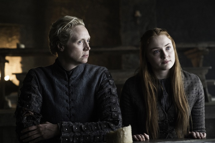 Brienne of Tarth and Sansa Stark from Game of Thrones