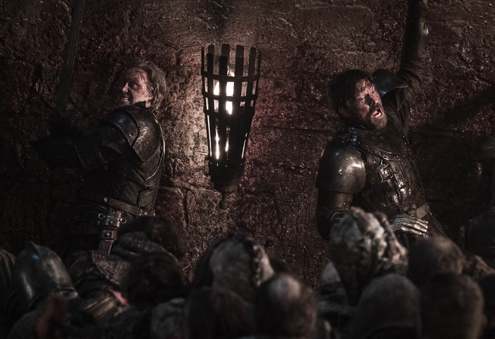Brienne of Tarth and Jaime Lannister in battle