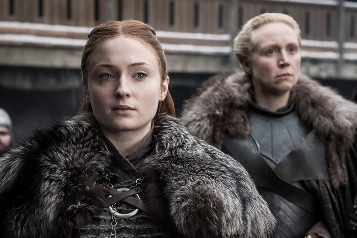 Sansa Stark and Brienne of Tarth from Game of Thrones