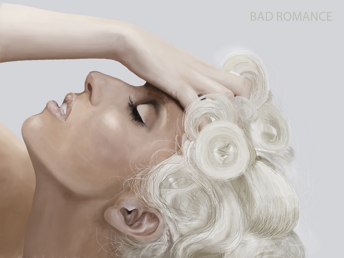 Lady Gaga Bad Romance Album Cover