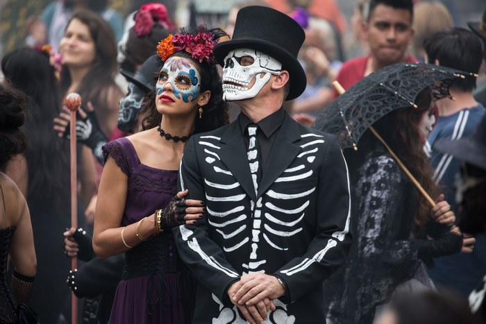 Daniel Craig in Skeleton Costume