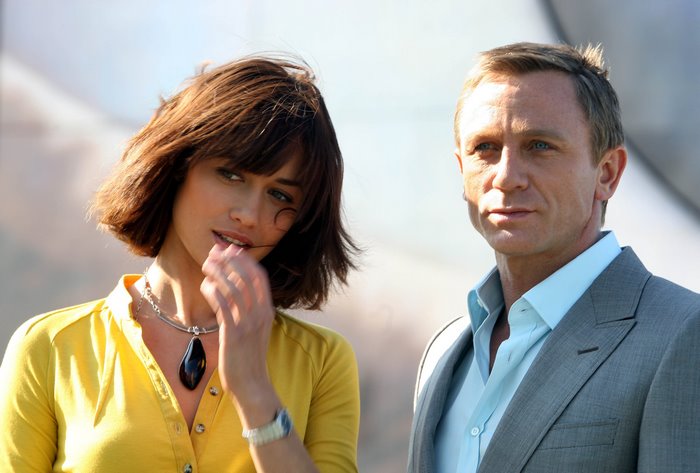 Daniel Craig and Olga Kurylenko