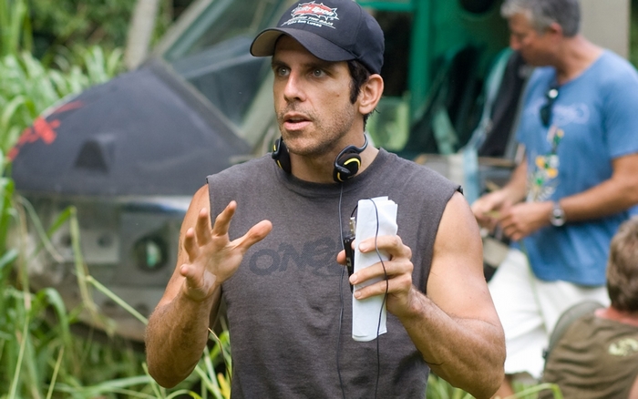 Ben Stiller on set