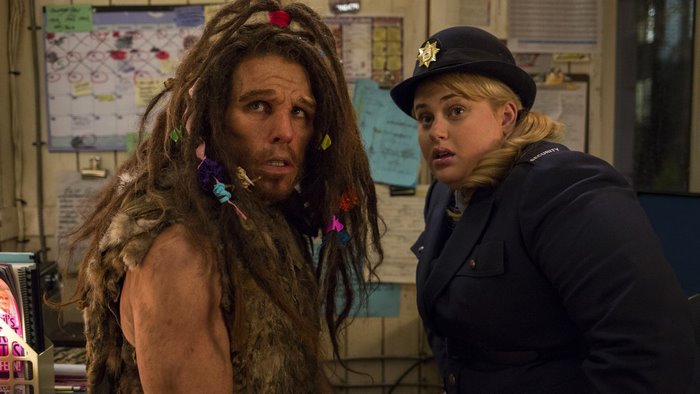 Ben Stiller and Rebel Wilson in a scene