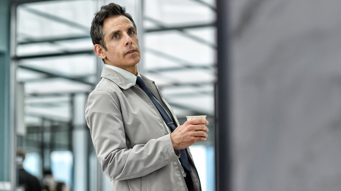Ben Stiller holding a coffee cup