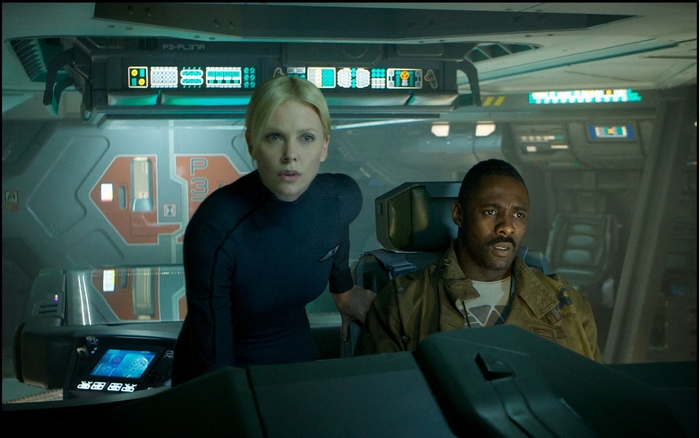 Prometheus: Elizabeth Shaw and Idris Elba