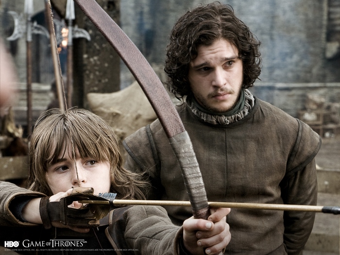 Jon Snow and Bran Stark from Game of Thrones