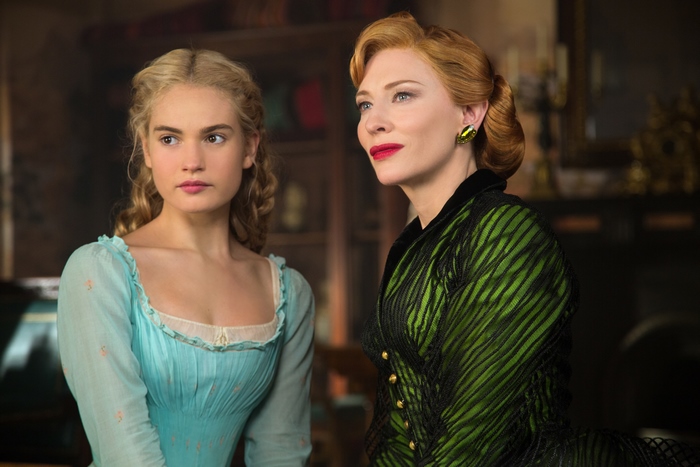 Cate Blanchett and Lily James in Cinderella