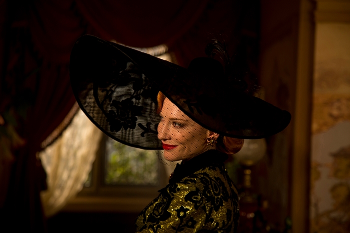 Cate Blanchett in a black hat